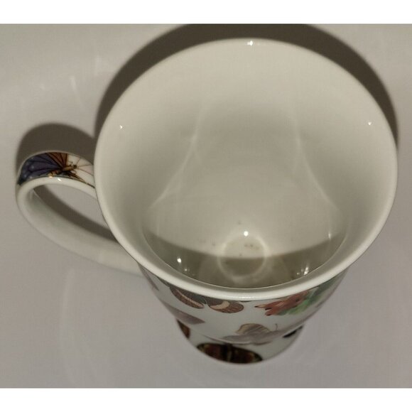 Butterfly Fine Porcelain China Mug Tea Cup - Very Rare Beautiful Butterflies! - Picture 5 of 12
